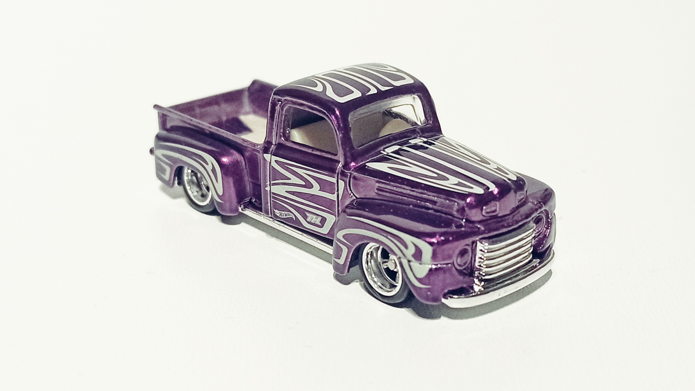 Hot Wheels '49 Ford F1 (GTD03) 2021 (225/250) HW Hot Trucks (6/10) spectraflame purple Super Treasure Hunt (STH) top angle