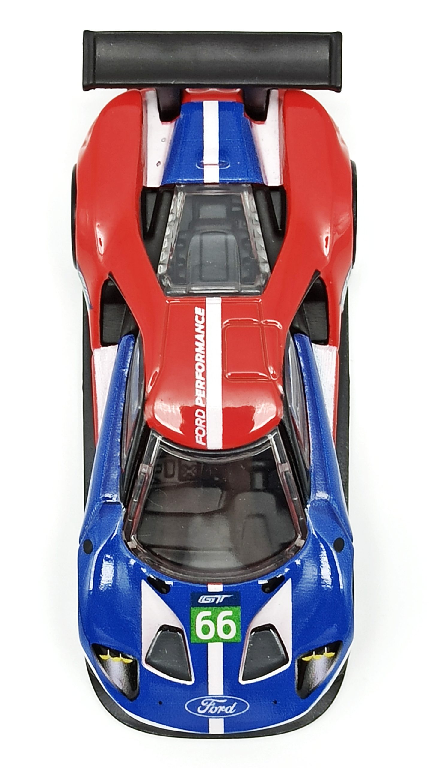 Hot Wheels 2016 Ford GT Race (FLC26) 2018 Car Culture: Circuit Legends (4/5) red & blue top
