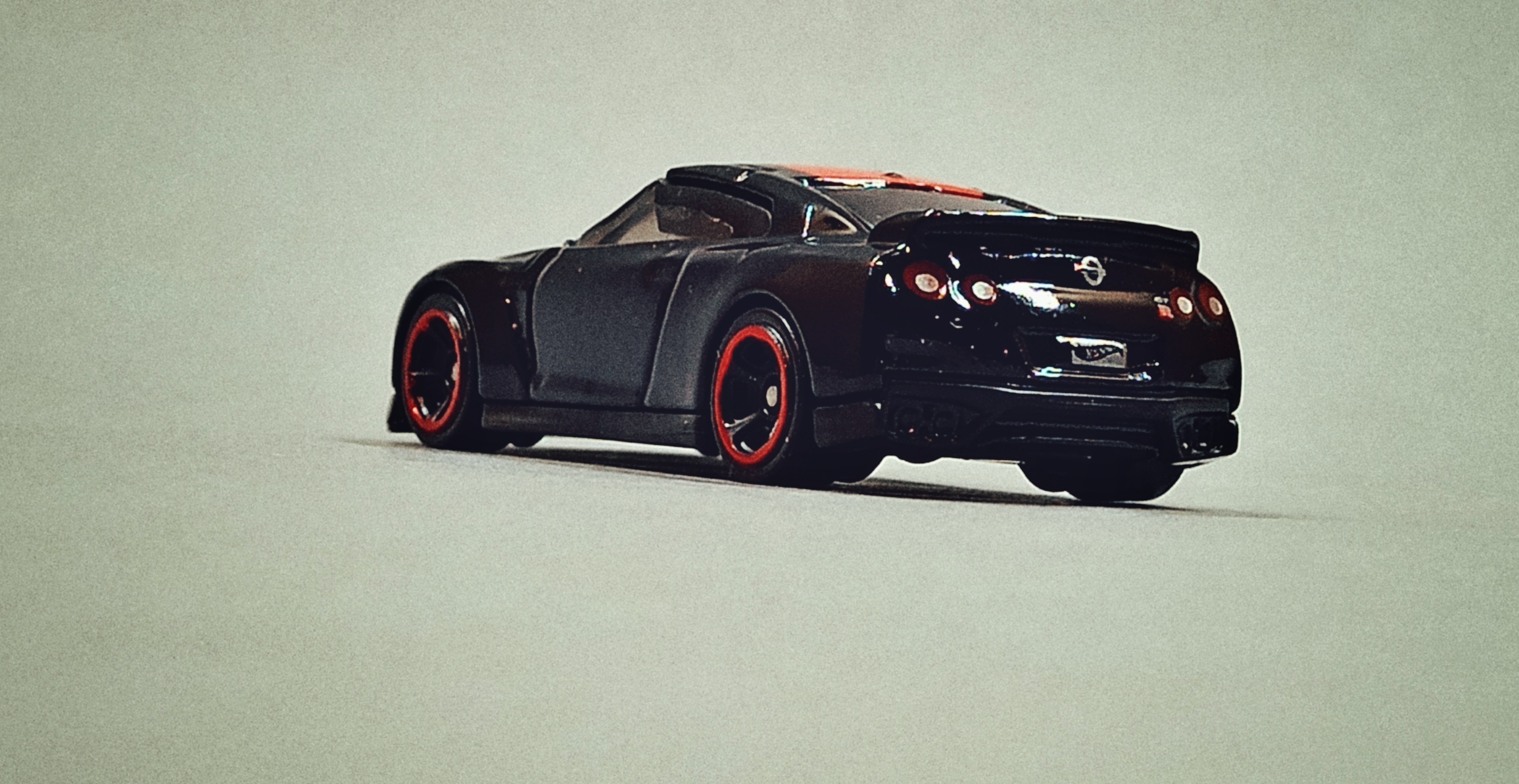 Hot Wheels '17 Nissan GT-R (R35) (GTD41) 2021 (79/250) Then and Now (2/10) black (Kroger Exclusive) side angle