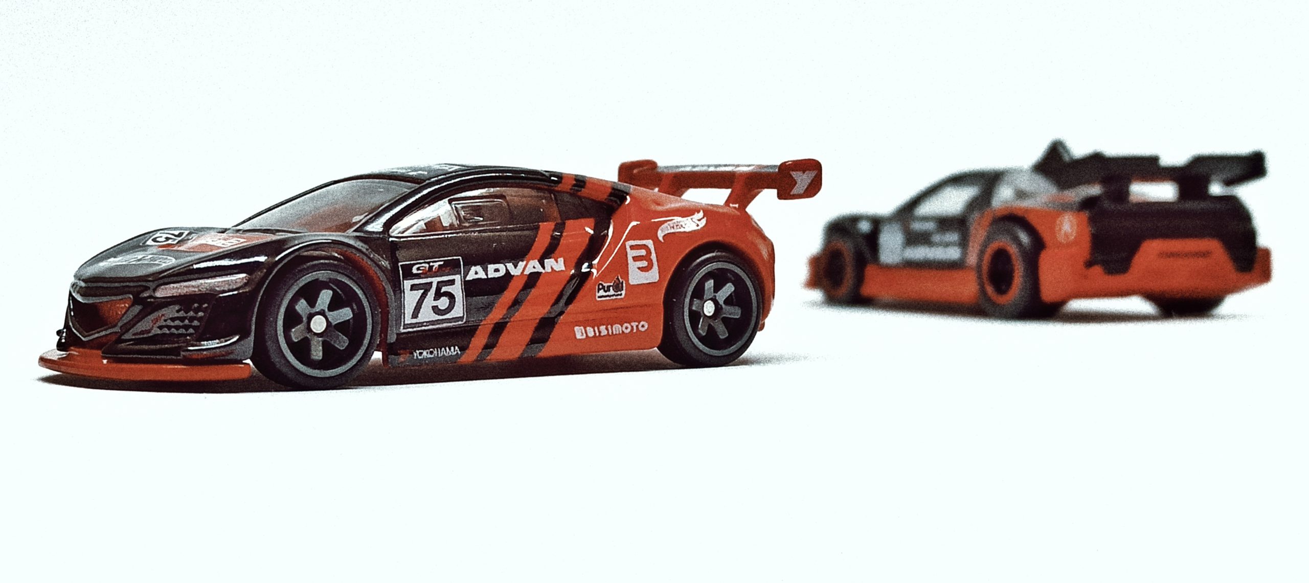 Hot Wheels Acura NSX GT3 (FLD22) 2019 Replica Entertainment: Project Cars 2 black side angle