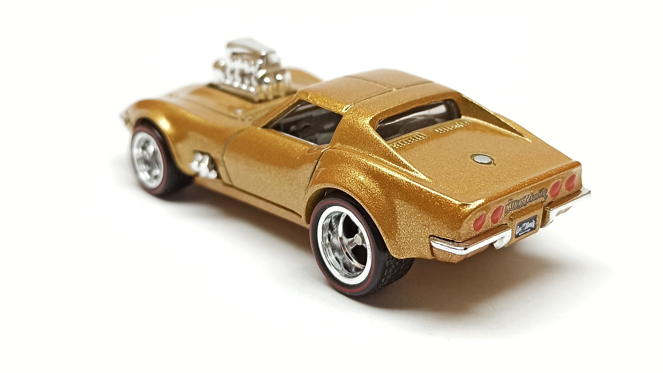Hot Wheels '68 Corvette - Gas Monkey Garage (FLD15) 2018 Replica Entertainment metalflake gold