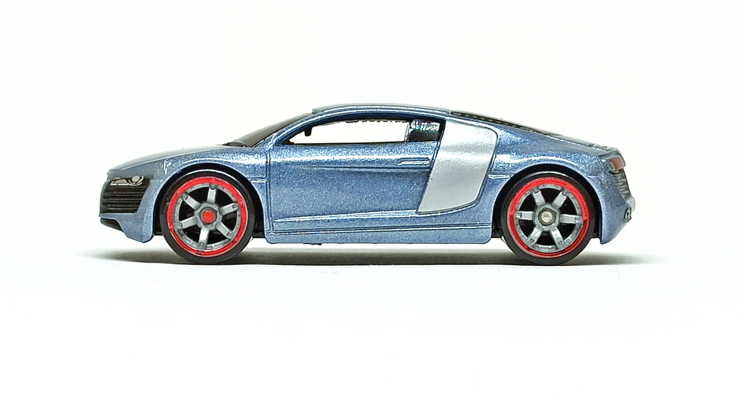 Hot Wheels Audi R8 (T4412) 2010 Speed Machines metallic steel blue