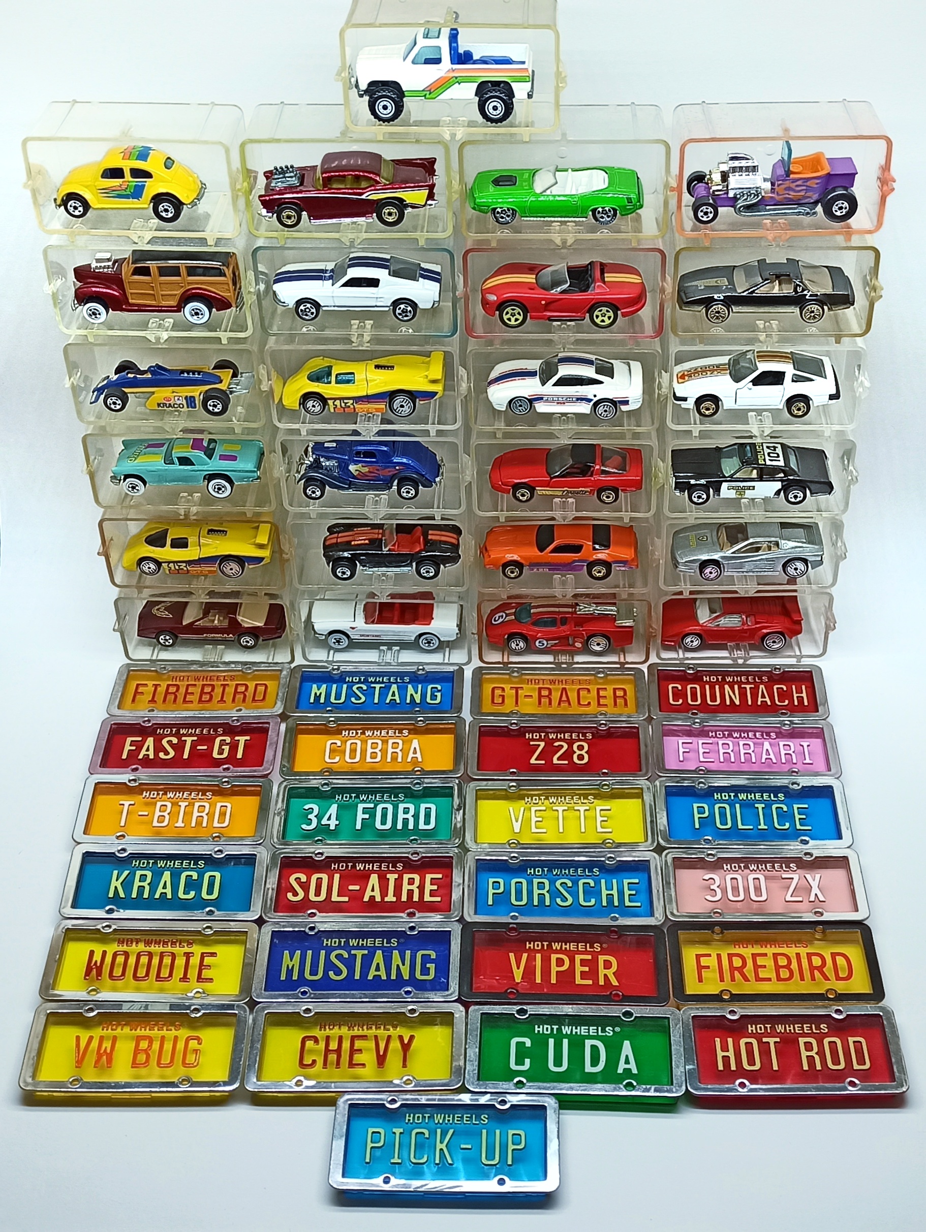 Hot Wheels Park 'n Plates Collection 1989 1990 1991 1998
