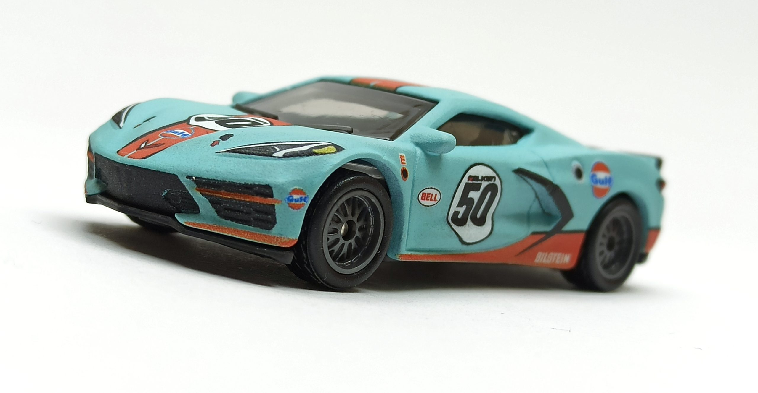 2020 Corvette C8 (HJW59) 2022 Mattel Creations Matchbox Collectors Exclusive powder light blue (Gulf)