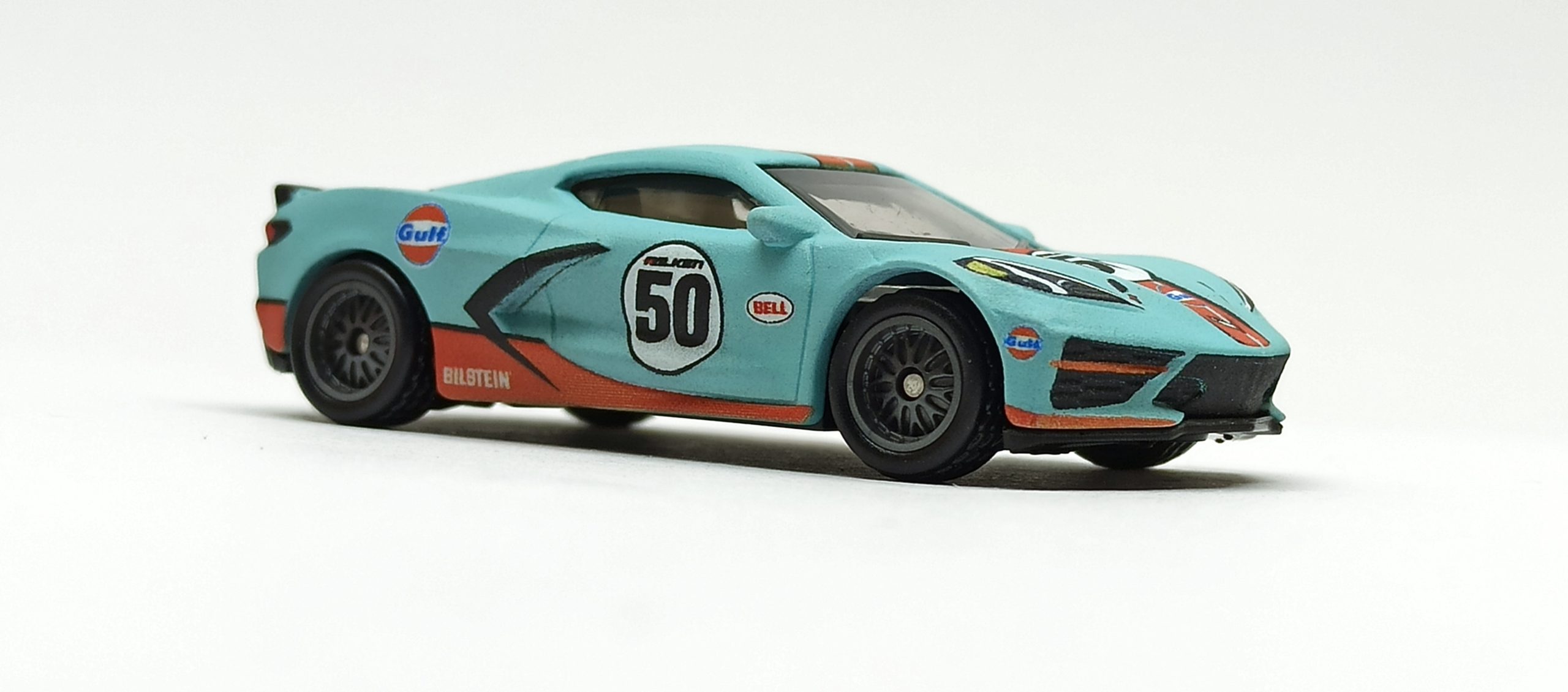 2020 Corvette C8 (HJW59) 2022 Mattel Creations Matchbox Collectors Exclusive powder light blue (Gulf)
